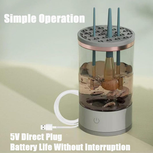 Deep Clean Your Makeup Brushes in Minutes – Electric Brush Cleaner