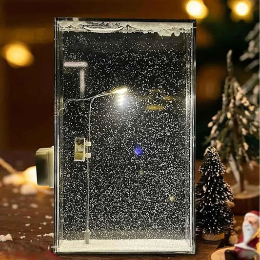 🌟 Romantic Snowy Night Lamp – The Perfect Valentine’s Day Gift! 💝