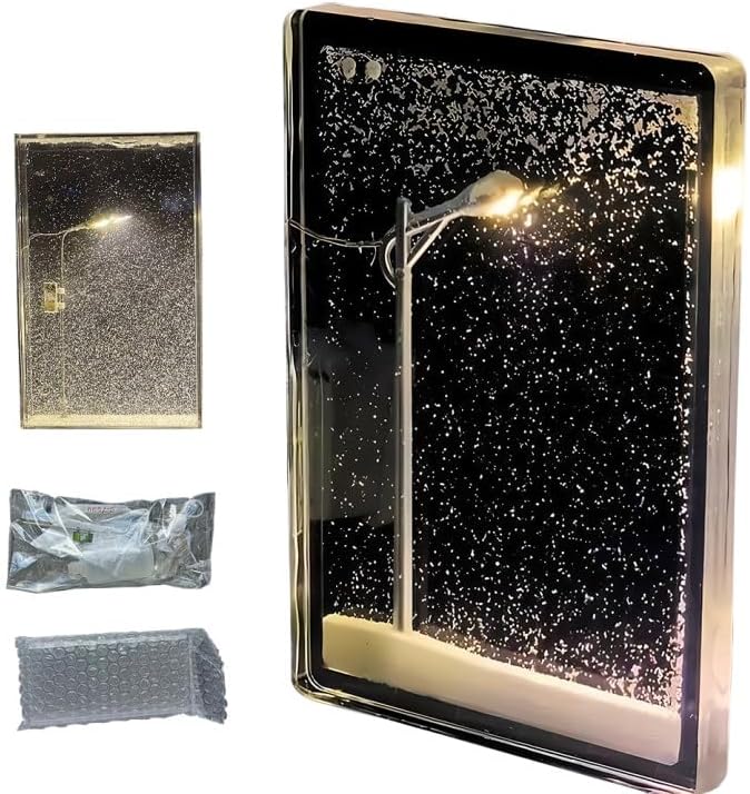 🌟 Romantic Snowy Night Lamp – The Perfect Valentine’s Day Gift! 💝