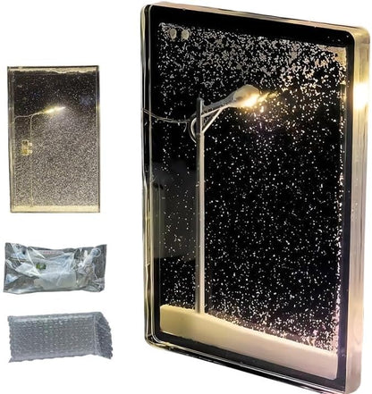 🌟 Romantic Snowy Night Lamp – The Perfect Valentine’s Day Gift! 💝