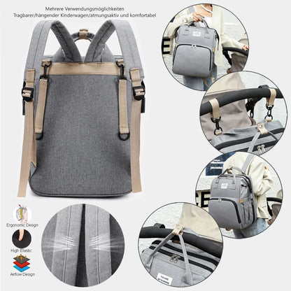 Smart Mommy Diaper Bag with Bassinet 🎒👶