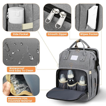 Smart Mommy Diaper Bag with Bassinet 🎒👶