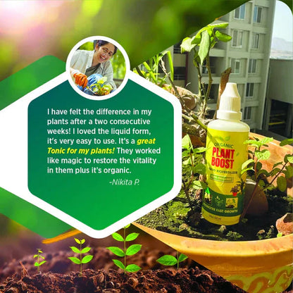 Liquid Fertiliser for Indoor & Outdoor | Pack of 4 (Each 100ml)
