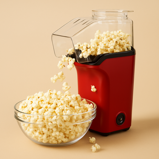 PopEase™ – Compact Hot Air Popcorn Maker for Oil-Free Snacking 🍿