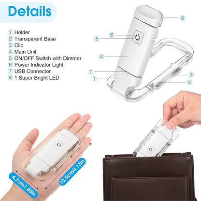 Rechargeable Book Reading Light 📖💡