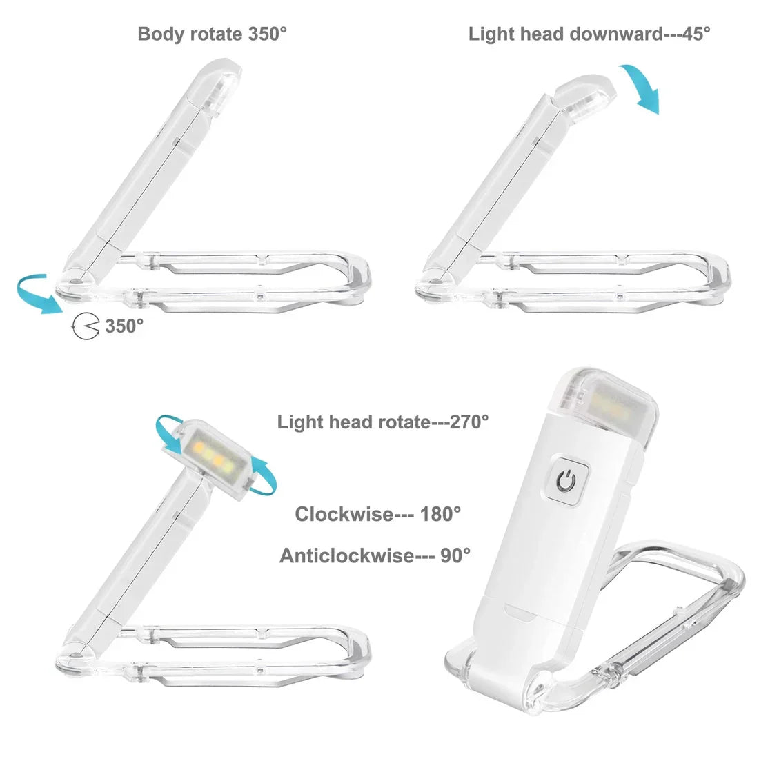 Rechargeable Book Reading Light 📖💡