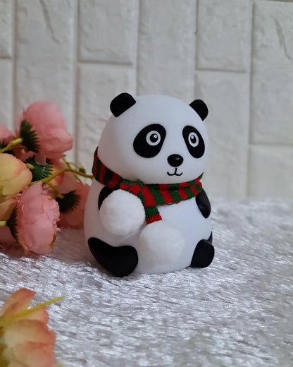 Silicone Panda Night Lamp – Soft, Rechargeable, and Touch-Controlled Lighting