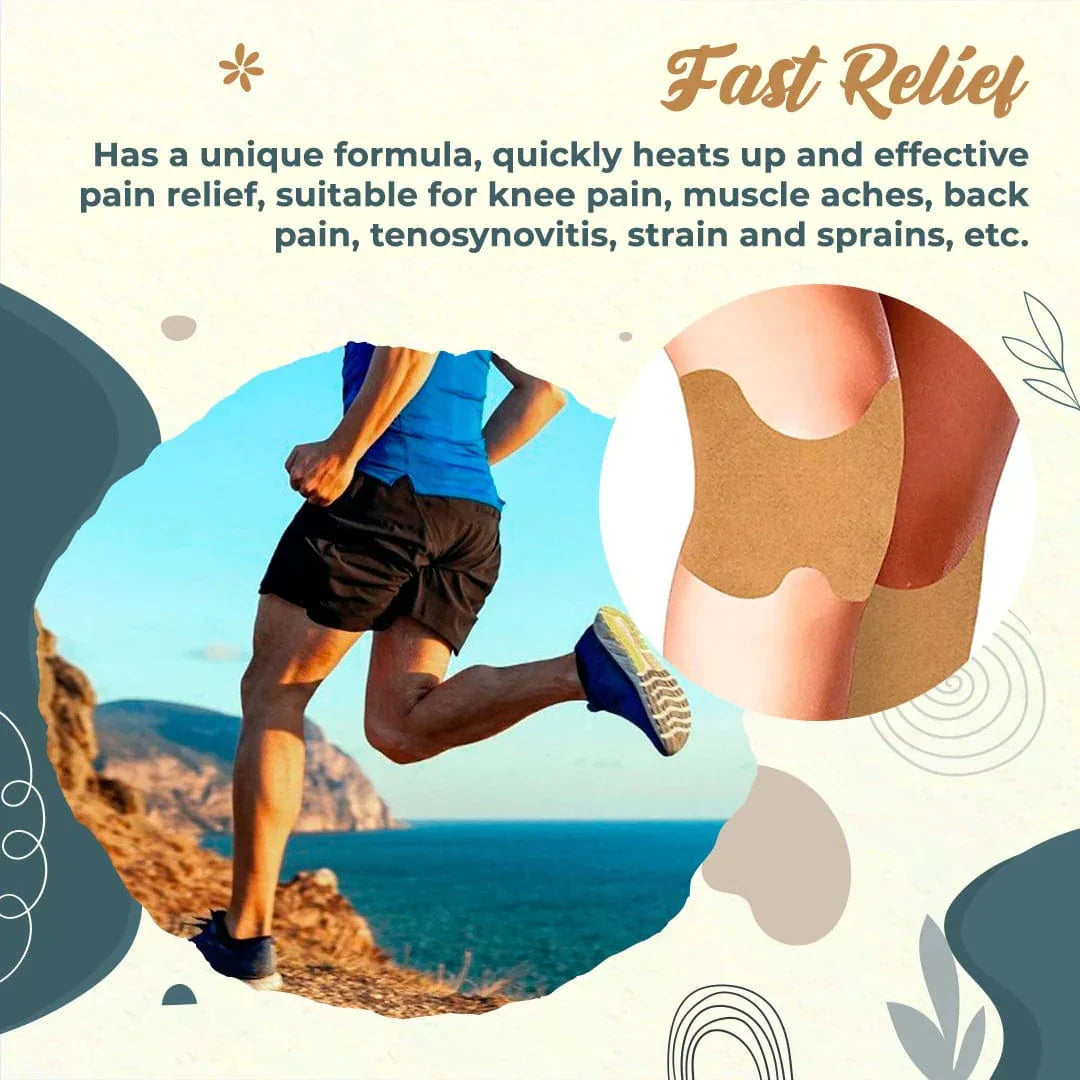 Ayurvedic Knee Pain Relief Patch Kit (Pack of 10) 🌱