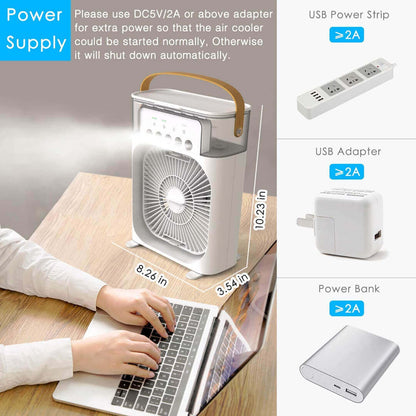 FrostFlow™️- Compact & Powerful Portable Air Cooler ❄️